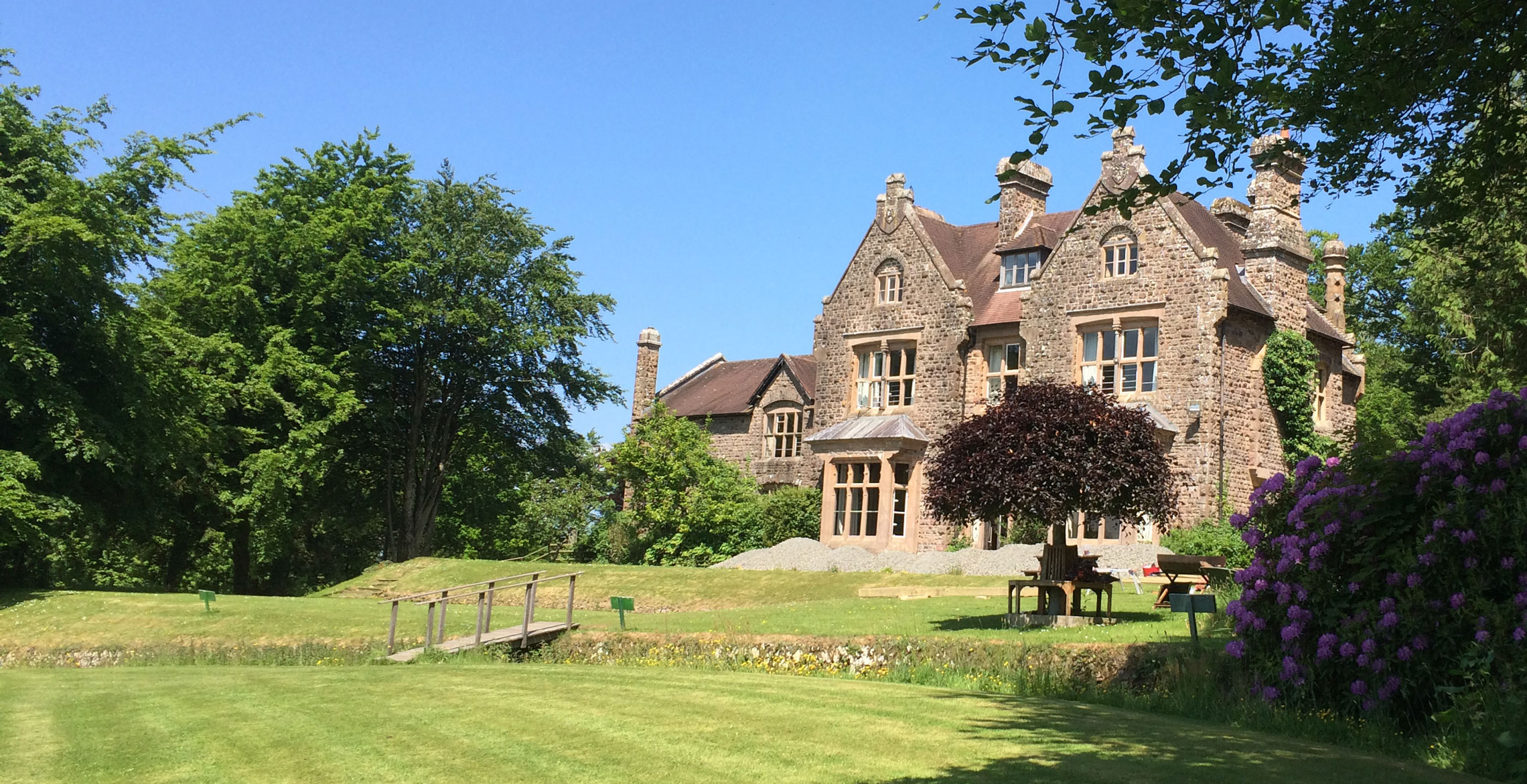 Nethercott House farm house and garden